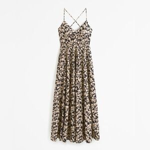 Abercrombie & Fitch - Flowy Tiered Maxi Dress - M